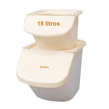 Recipiente pequeno para ingredientes - 15 litros